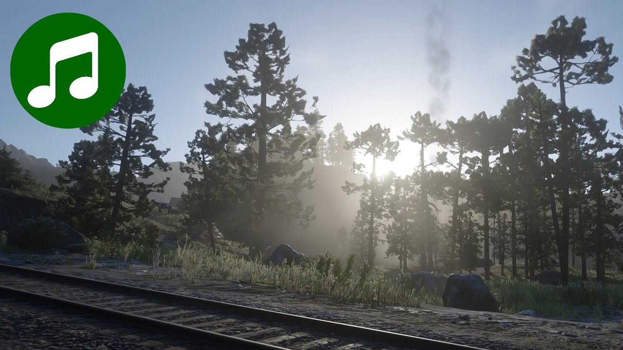 RED DEAD REDEMPTION 2 Ambient Music & Ambience 🎵 10 HOURS | By the Railroad (RDR2 Soundtrack | OST)
