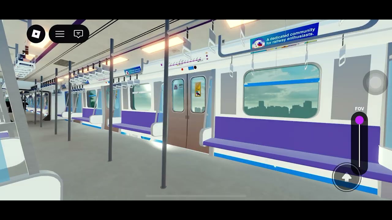 (Line 2 Realism)LRT Line 2 Roblox trainset 18 (2069-2072) Gilmore to Betty Go-Belmonte