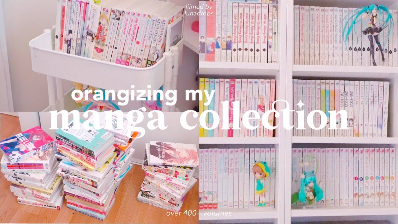organizing my manga collection on a rainy day 🌧