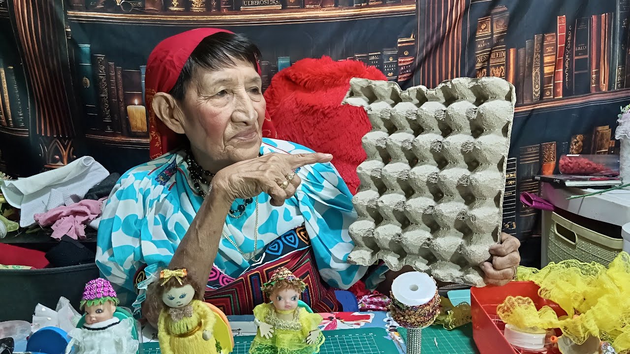 Así comenzó todo en 2026 | Muñeca hecha con cartón de huevos