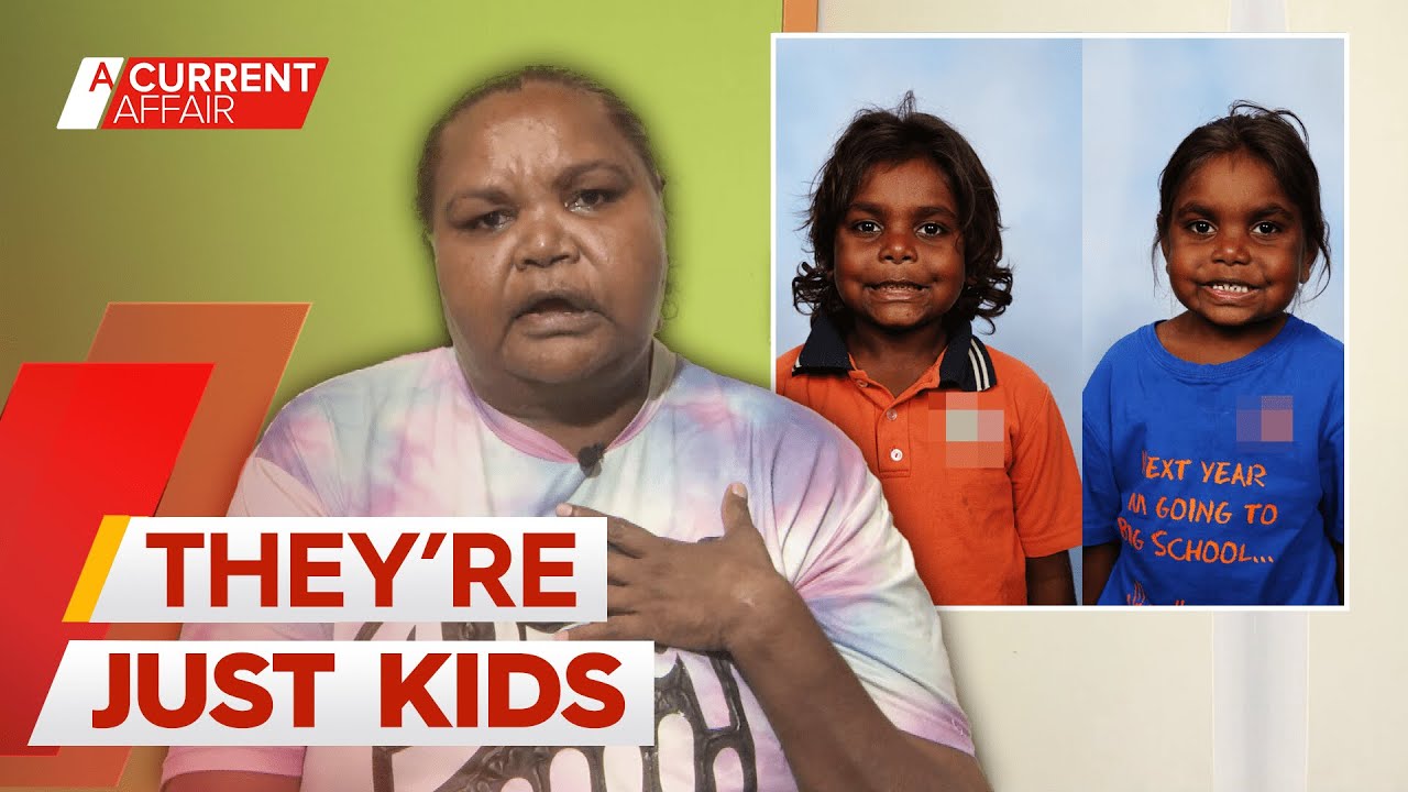 Mother brought to tears after her kids were cable tied in Broome yard | A Current Affair