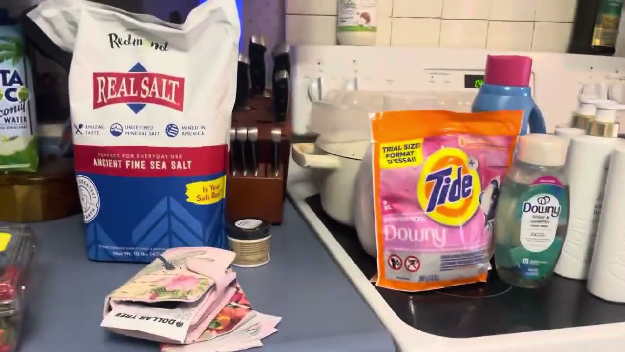 Покупки в Dollar Tree для подготовки к чрезвычайным ситуациям | Покупки настоящей соли в Reedman's