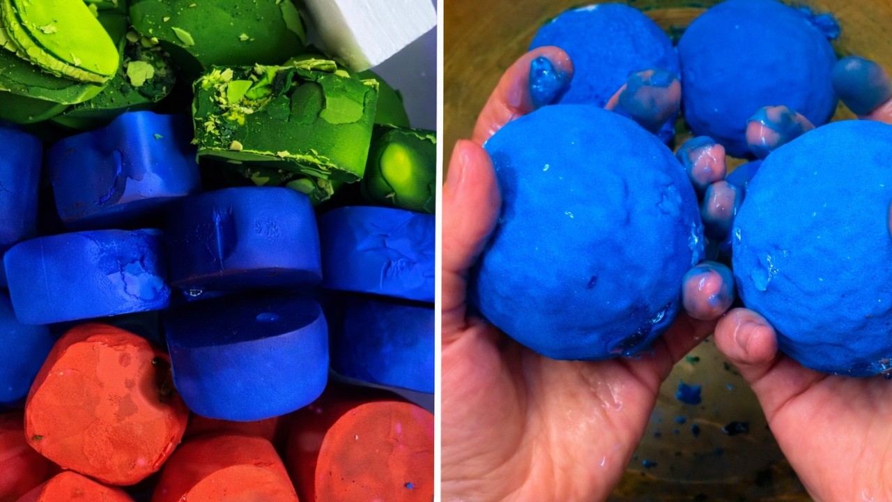 Super Soothing Gym Chalk Crushing ASMR 💜