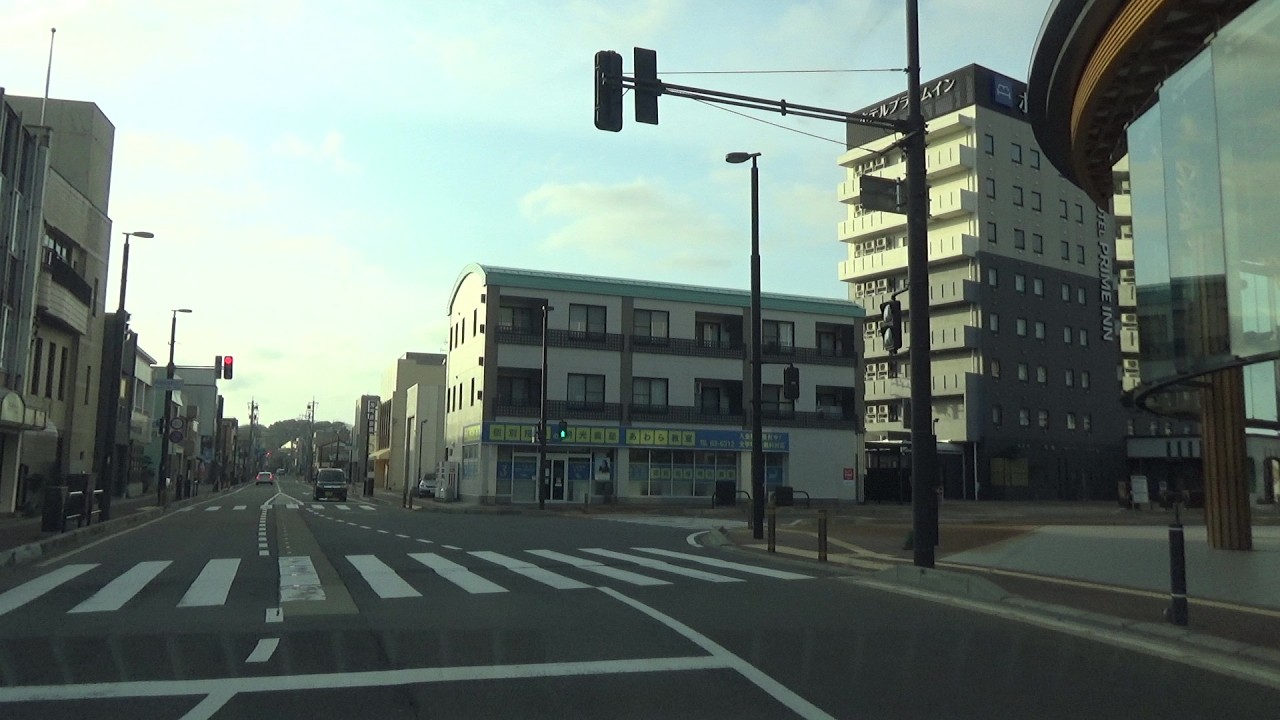 旧R8～芦原温泉駅周辺～牛ノ谷駅（福井県あわら市）