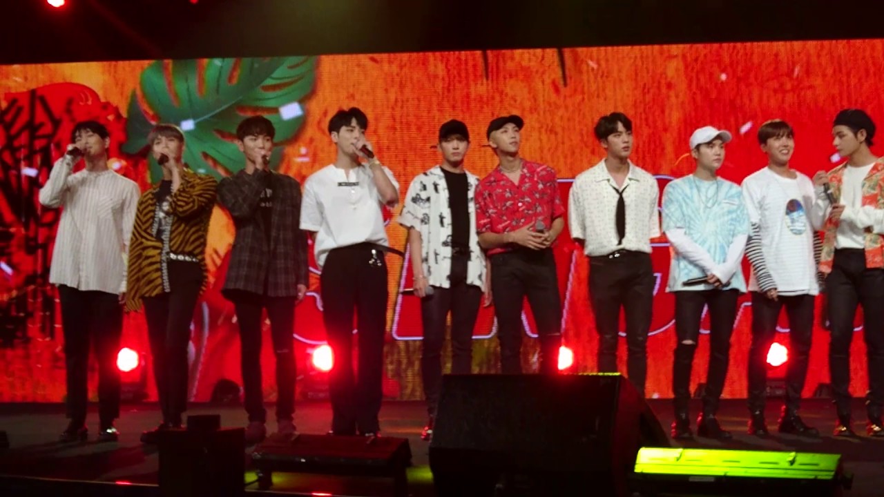 170804 Music Bank in Singapore start Singapura (BTS SHINee Red Velvet MAMAMOO CNBLUE)