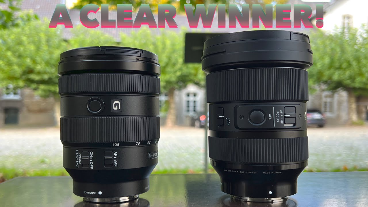 Sigma 24-70 mm F2.8 vs Sony 24-105 mm F4.0 - Image & Video comparison - Lens Reviews - 4K