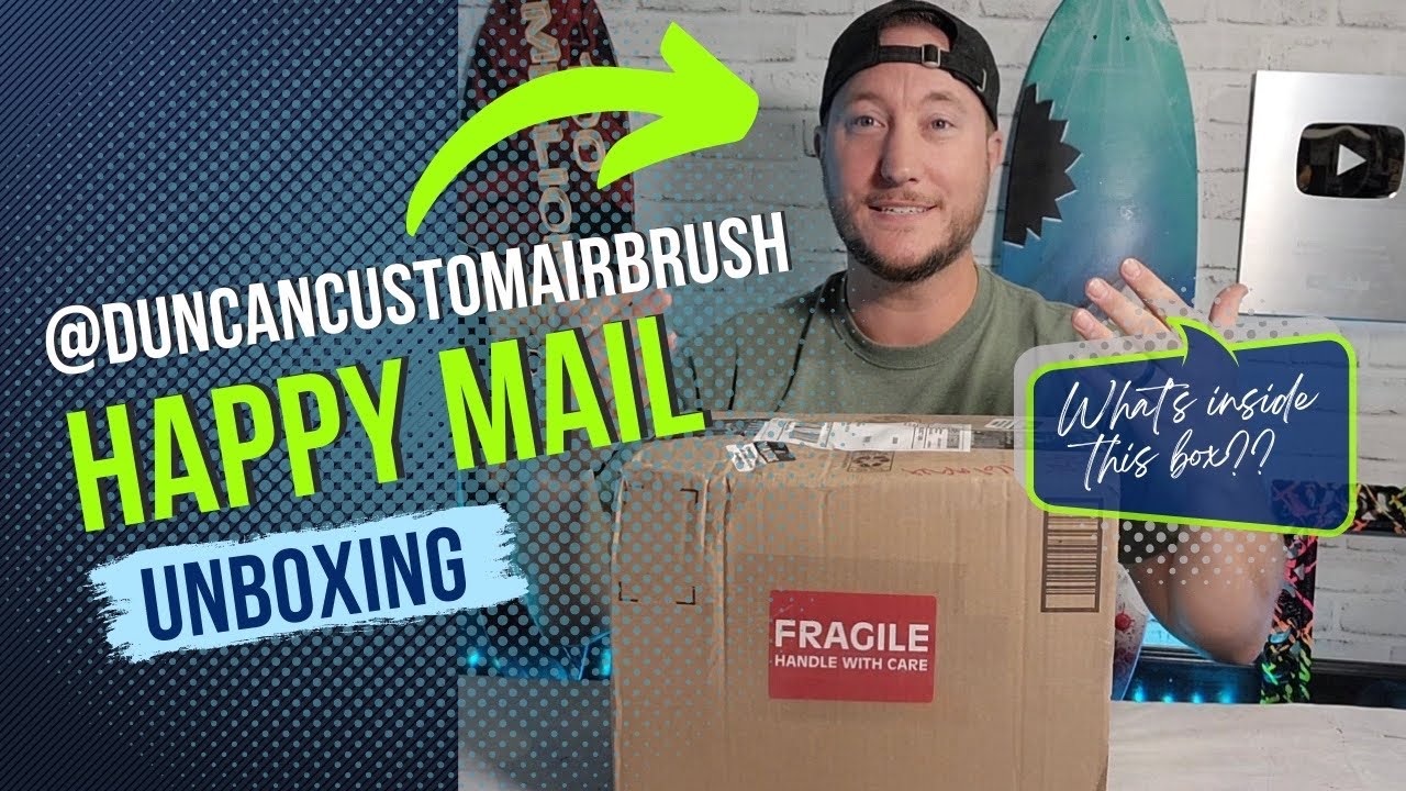 @DuncanCustomAirbrush Happy Mail Unboxing | WHAT'S INSIDE THE BOX?