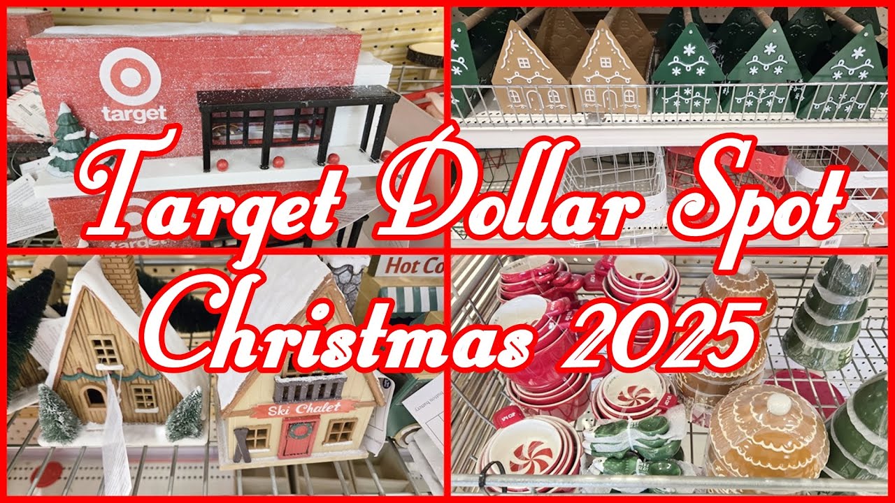 TARGET DOLLAR SPOT CHRISTMAS DECOR 2025 SHOP WITH ME