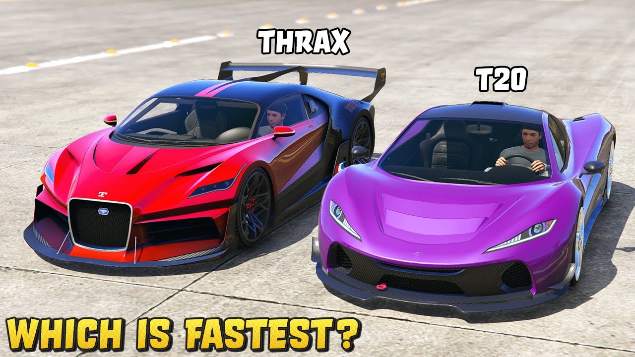 GTA 5 - PROGEN T20 vs TRUFFADE THRAX  - Which is fastest?