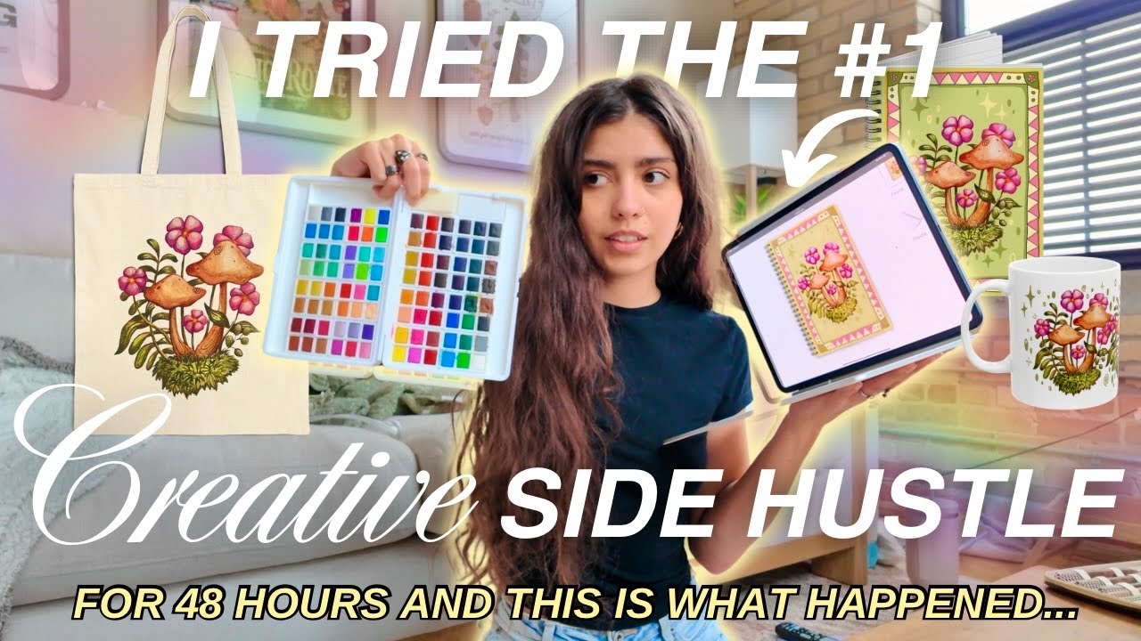 I Tried The #1 Side Hustle For Creatives In 2026 & This Is How Much I Made 💸🎨