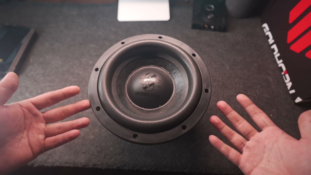 Trên tay Subwoofer 8 inch Ground Zero GZUW 8SQ-D2 #dangvucaraudio #subwoofer