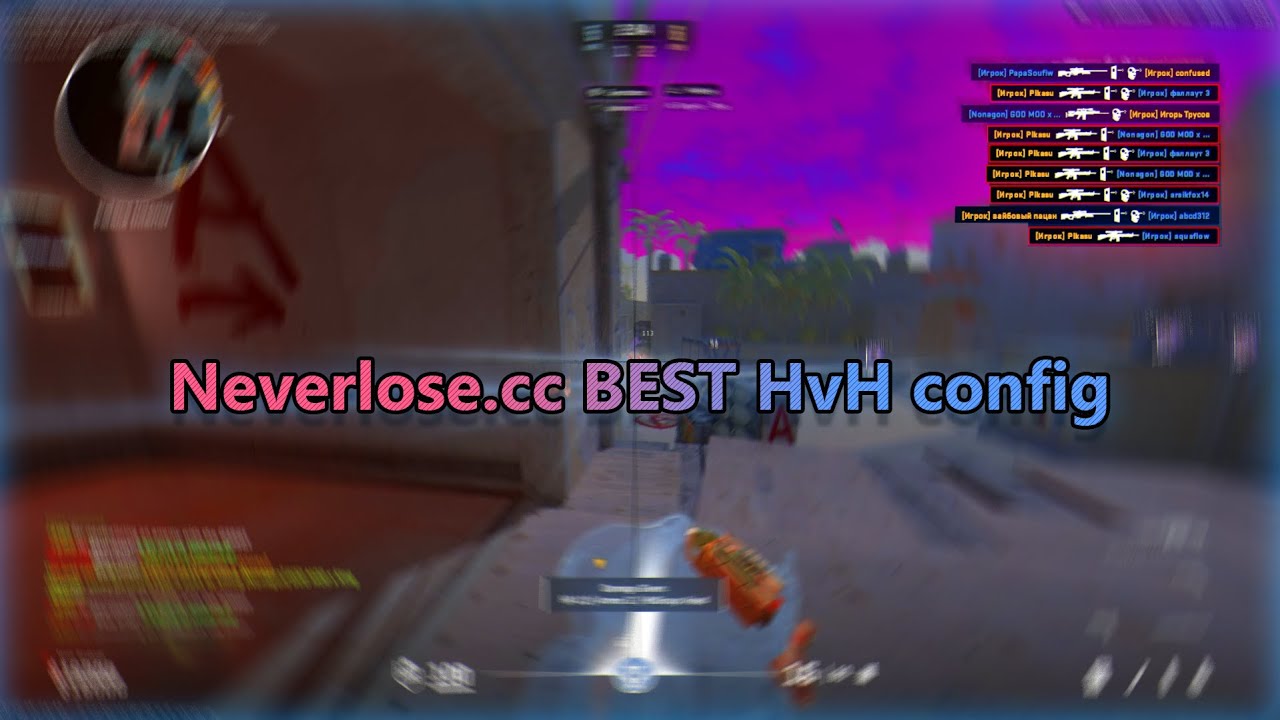 HvH highlights with NEVERLOSE.CC | Best hvh config | Better than fatality |