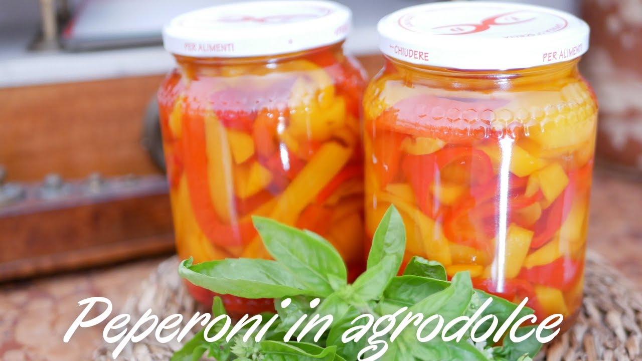 CONSERVA DI PEPERONI IN AGRODOLCE | DA FARE ASSOLUTAMENTE | RICETTA FACILE E VELOCE