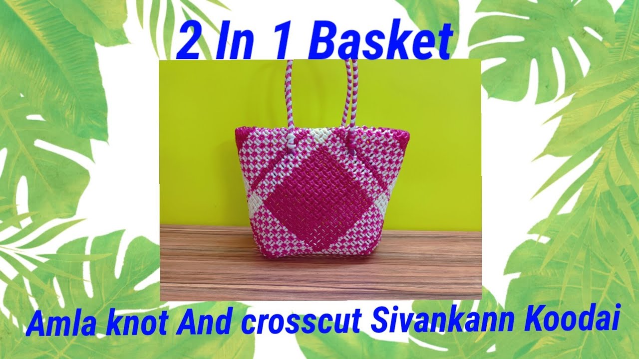 புதுவிதமான நெல்லிக்காய்  முடிச்சு கூடை //New Design Amla knot Market Basket @Sai Craft Works