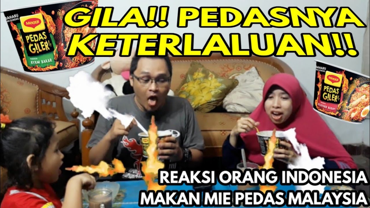 PEDAS GILA!!! MAGGGIE PEDAS GILER SATU KELUARGA BERKERINGAT DAN MENANGIS!! | The Lonjong Familys