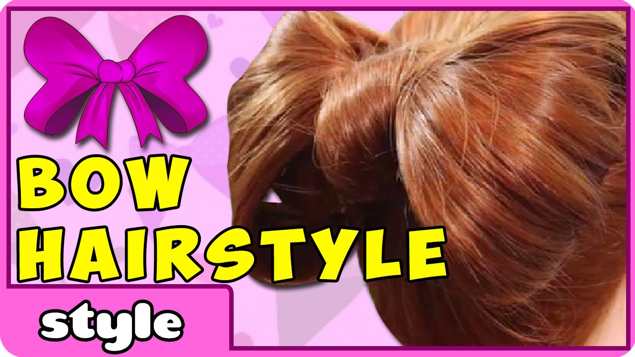How To Make A Hair Bow With Your Hair