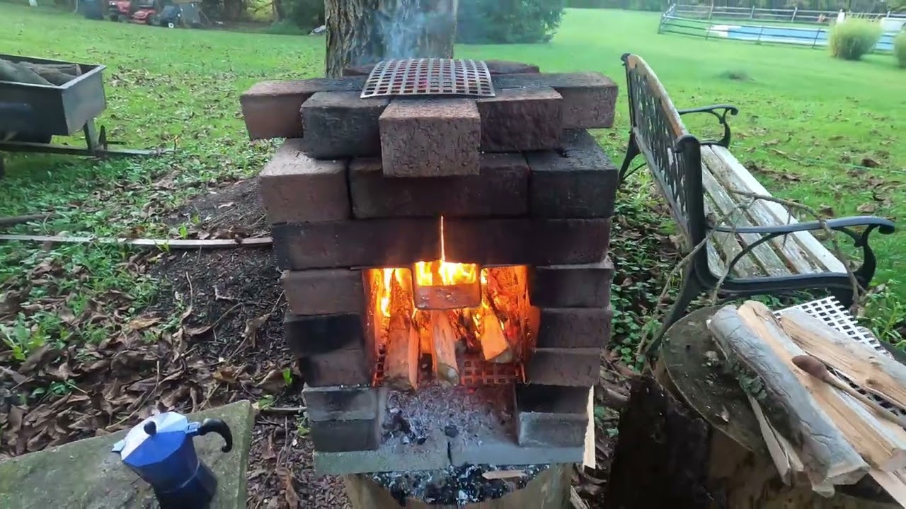 un fogon de improvisado