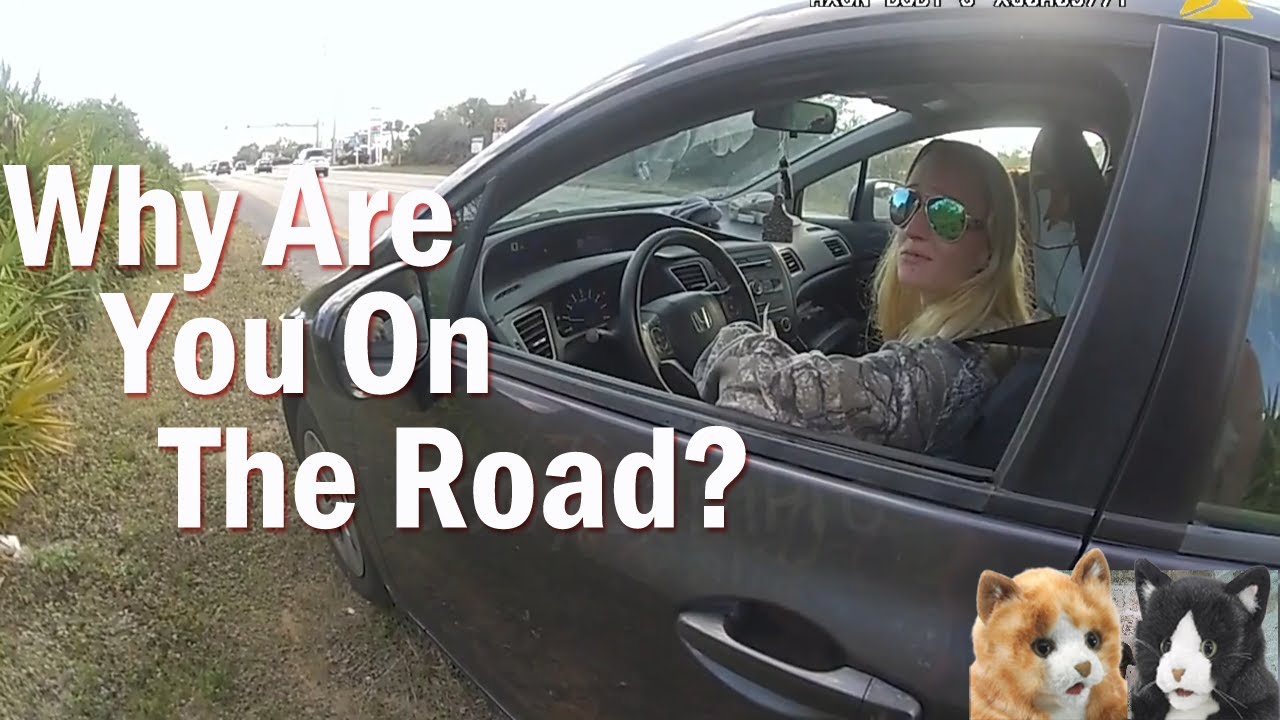 Entitled Woman Driver Gets Arrested For Driving Illegally and Resisting Arrest