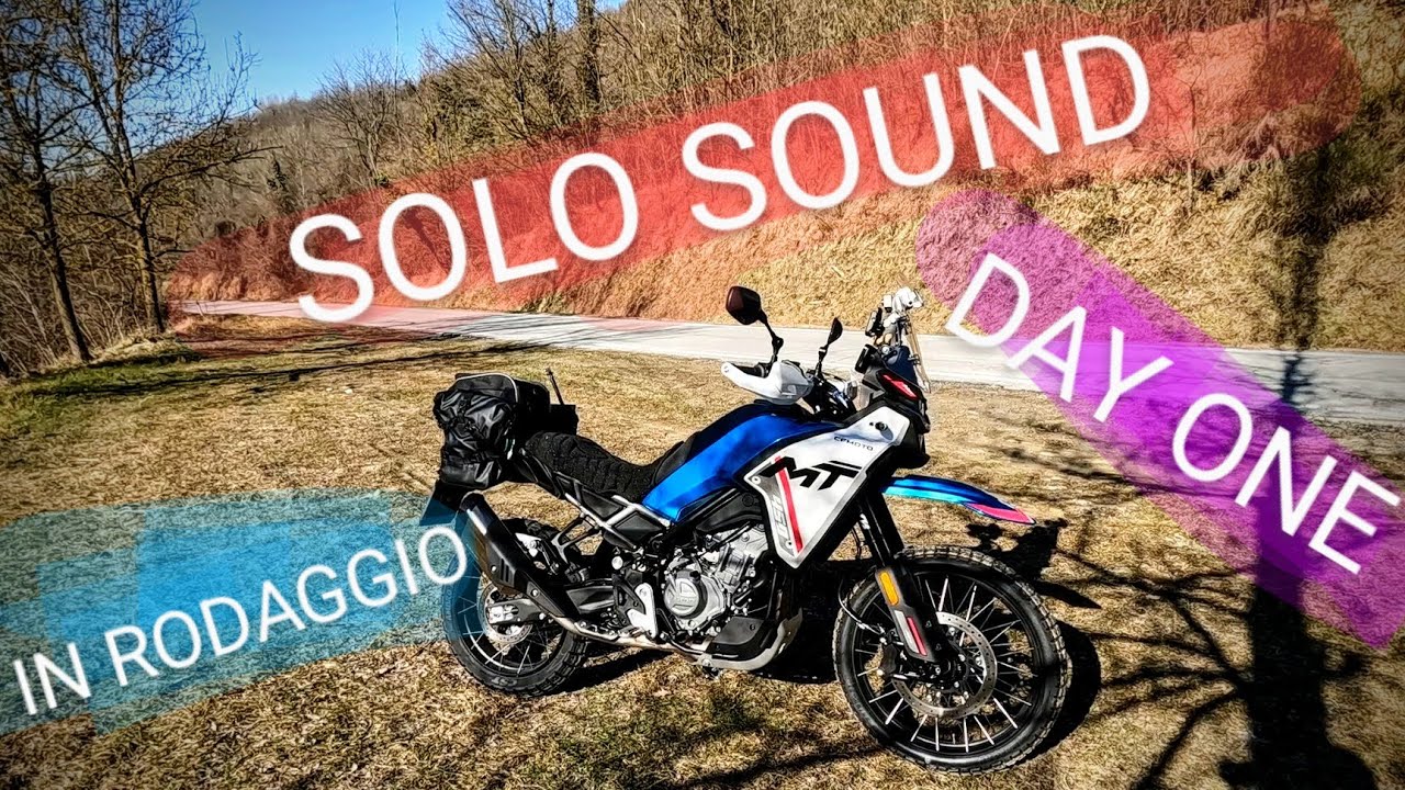 Primo giro sulla MT450, in rodaggio
