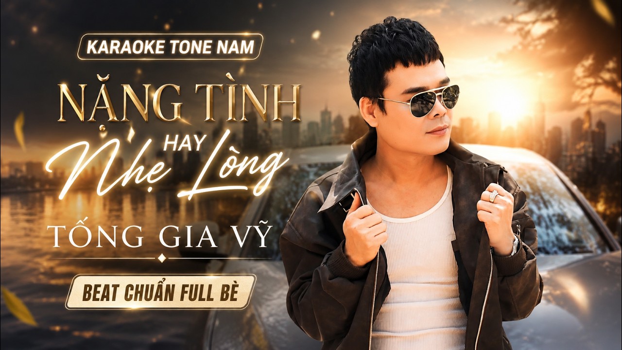 KARAOKE BEAT CHUẨN | Nặng Tình Hay Nhẹ Lòng | Tống Gia Vỹ