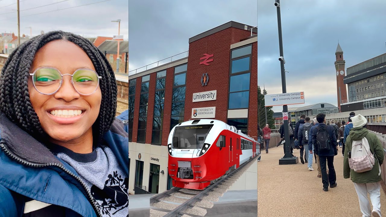 NEW Railway/Train Station at University of Birmingham. Using Selly Oak Station | Law Student Life 🇬🇧
