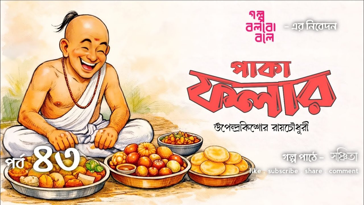 পাকা ফলার  । Upendrakishore Roy Choudhury । Bengali Audio Story । Golpo Bolbo Bole 