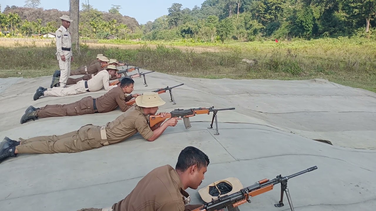 5.56 .INSAS .L.M.G. firing .