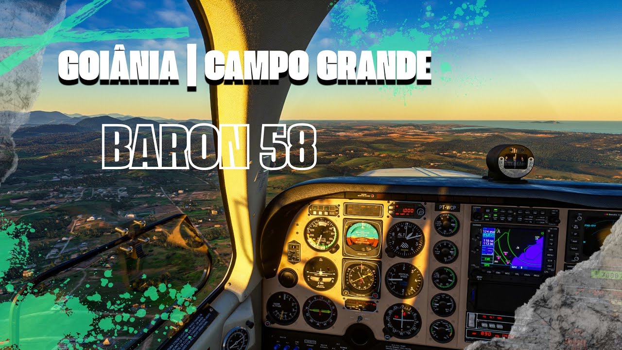 BRASÍLIA | CAMPO GRANDE - BARON 58 ON IVAO | MFS2020