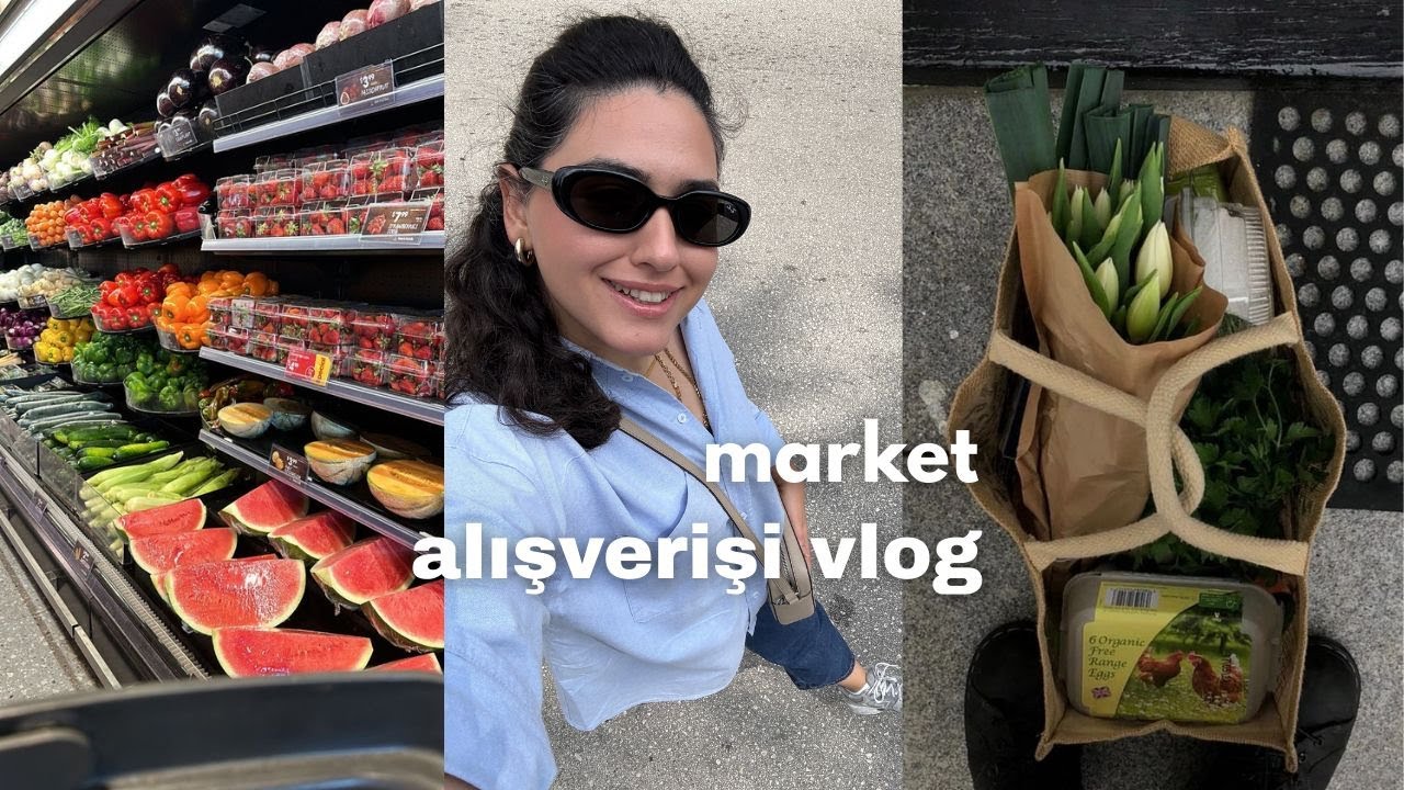 haftalar sonra market alışverişi vlog 🛒