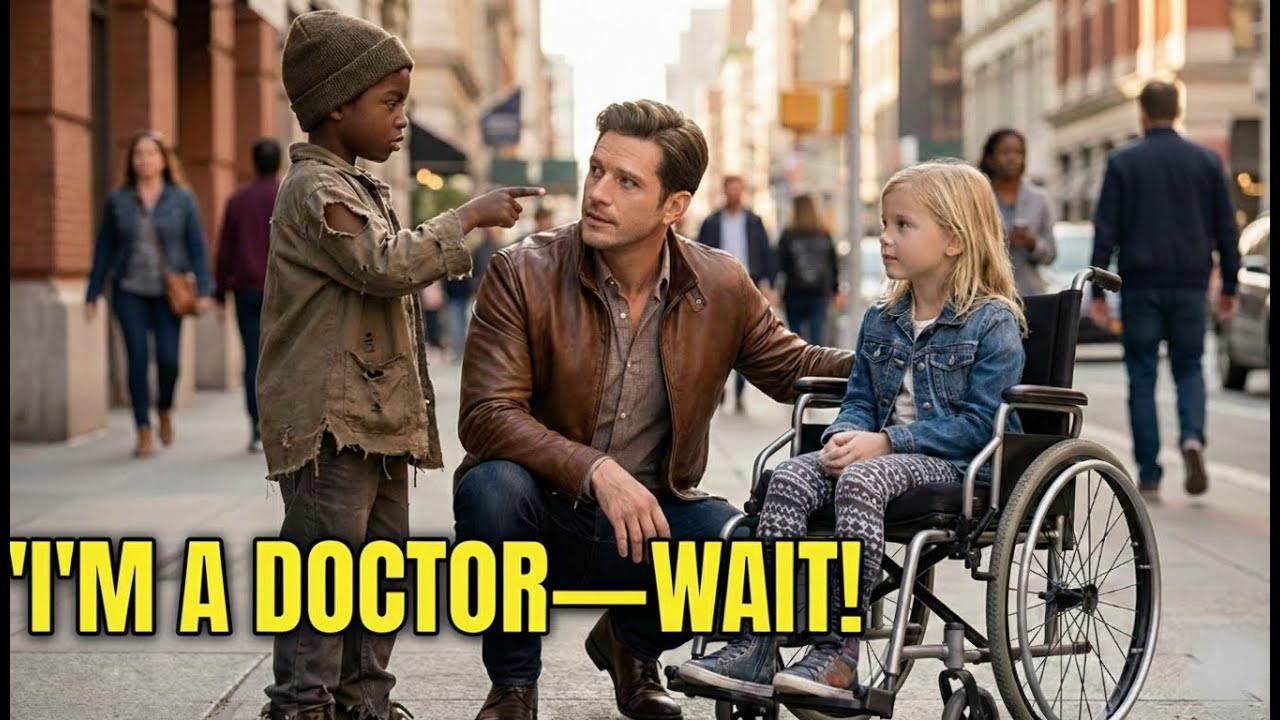 “Sir, I Can Make Your Daughter Walk Again,” Said the Beggar Boy — The Millionaire FROZE in Shock