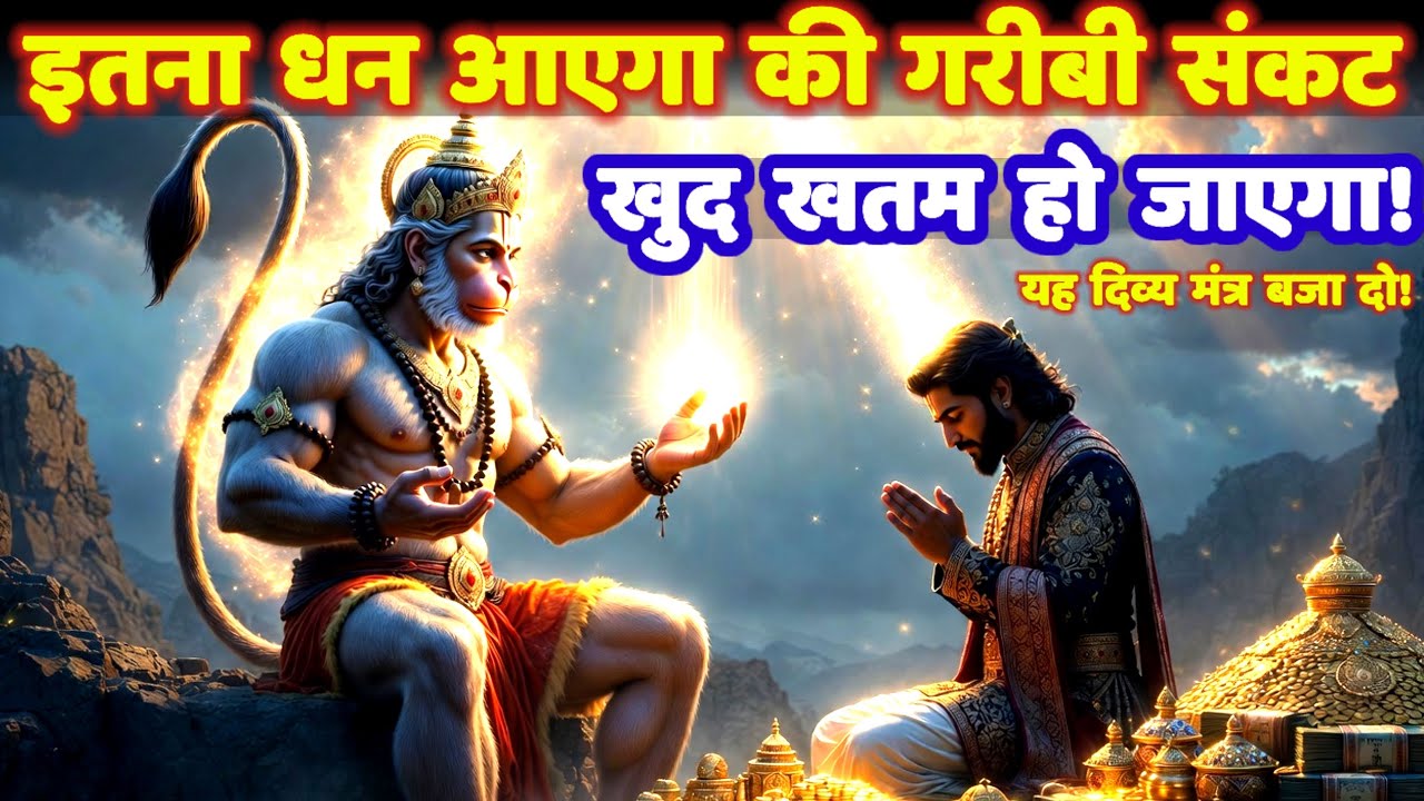 संकट नाशक धन वर्धक दिव्य हनुमान मंत्र || Dhan Prapti Mantra | hanuman mantra