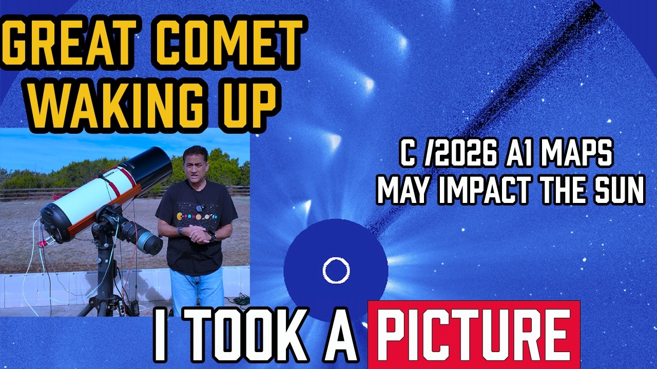 Great Comet 2026 - C/2026 A1 MAPS Is Waking up… It Could EXPLODE in BRIGHTNESS - I took a PICTURE