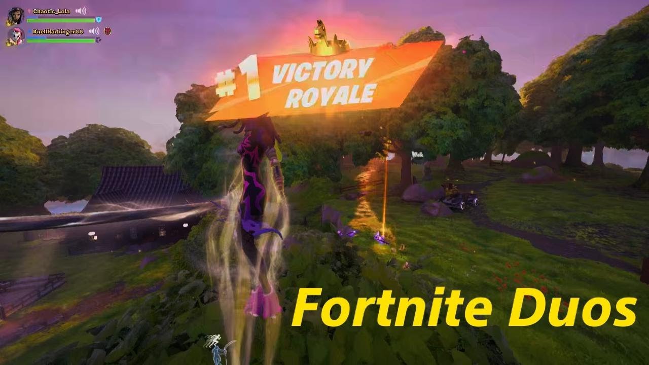 Fortnite Duos Victory Crown Win Gameplay with @SyxHarbinger66