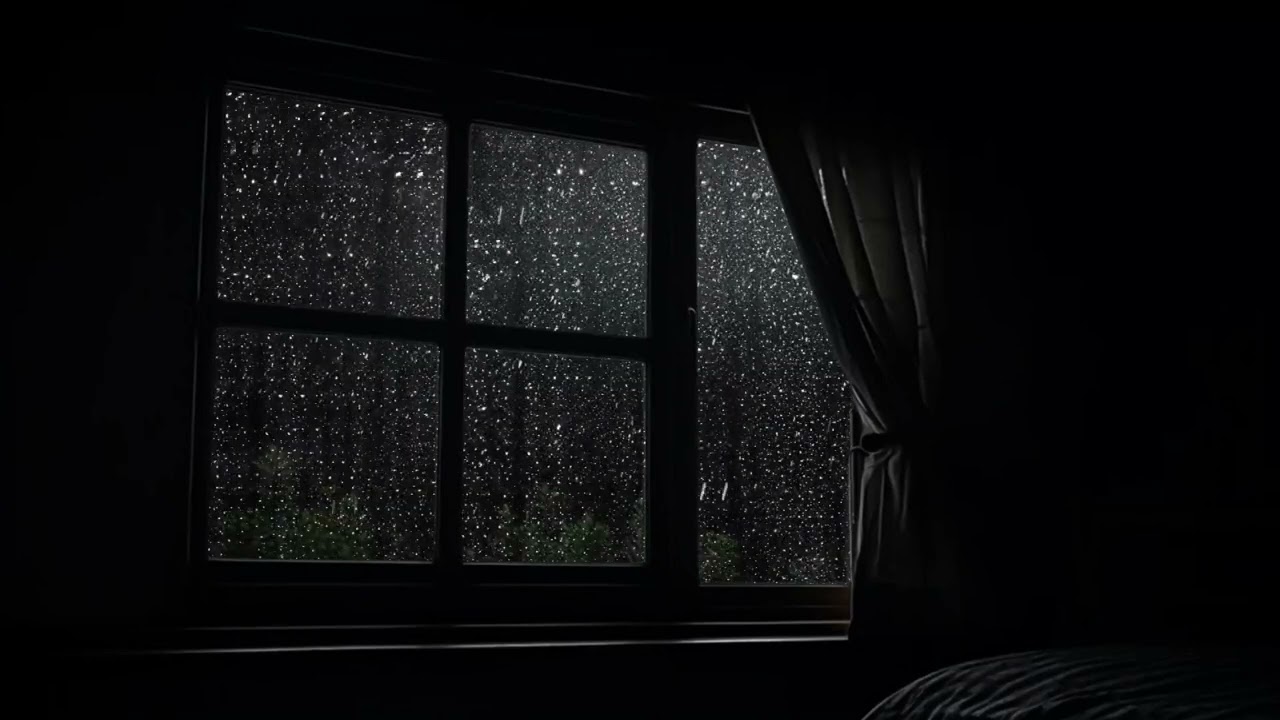 🌧️ Cozy Window Rain 🌙 Instant Deep Sleep
