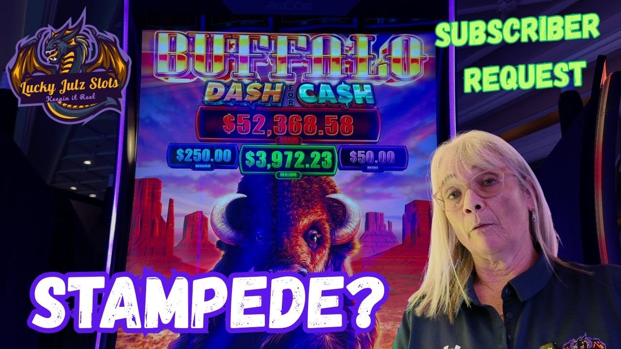 Я крутанул барабаны и выиграл по-крупному на игровом автомате Buffalo Dash for Cash