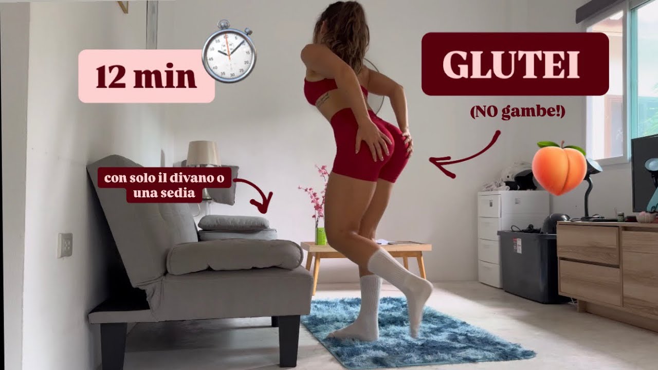WORKOUT GLUTEI DI MARMO - da casa senza attrezzatura | giuliacostax
