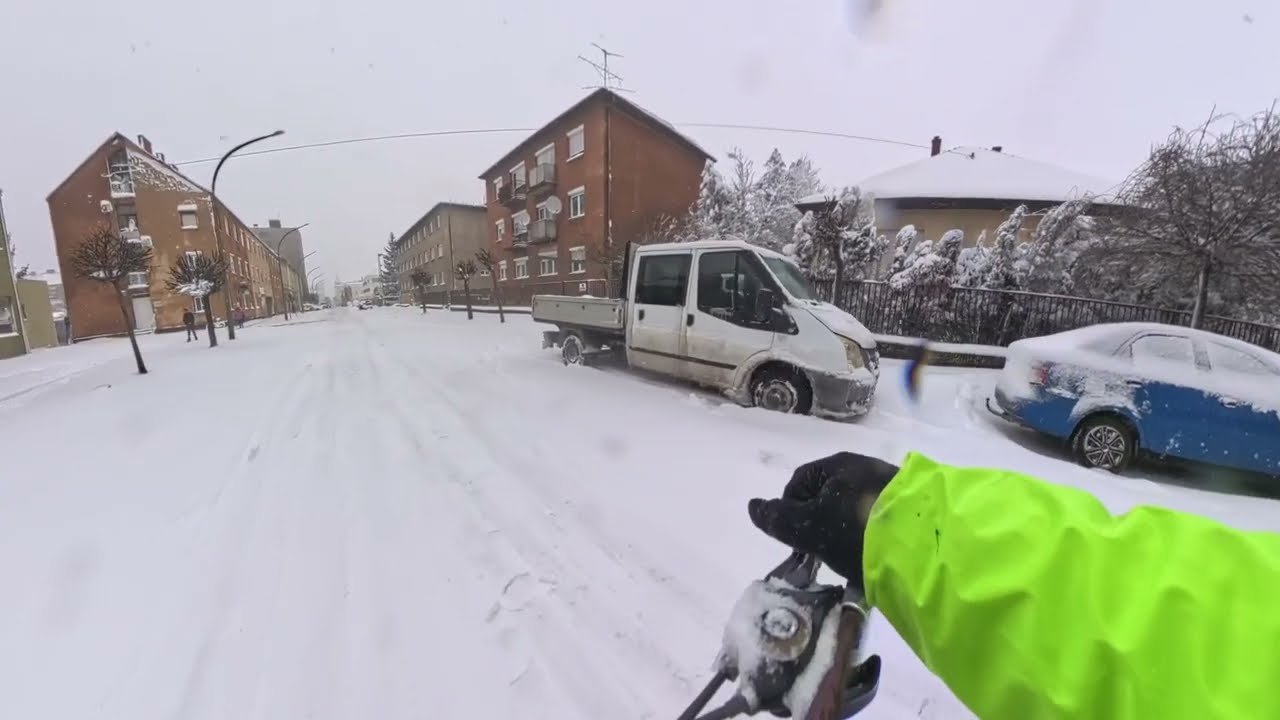 Havas Szombathely a vasútállomás környékén (2026 február 20)