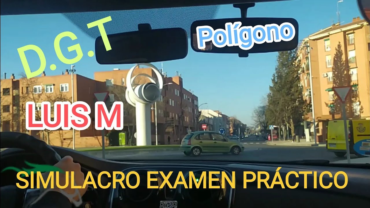 🍀Recorrido Examen Luis Mig. Simulacro Toledo #simulacro #autoescuela #dgt #manejar #examendeconducir