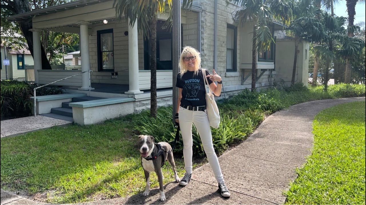 LIVE Fort Lauderdale Walking Riverwalk & Historic Downtown w/Hudson the Dog August 26, 2023