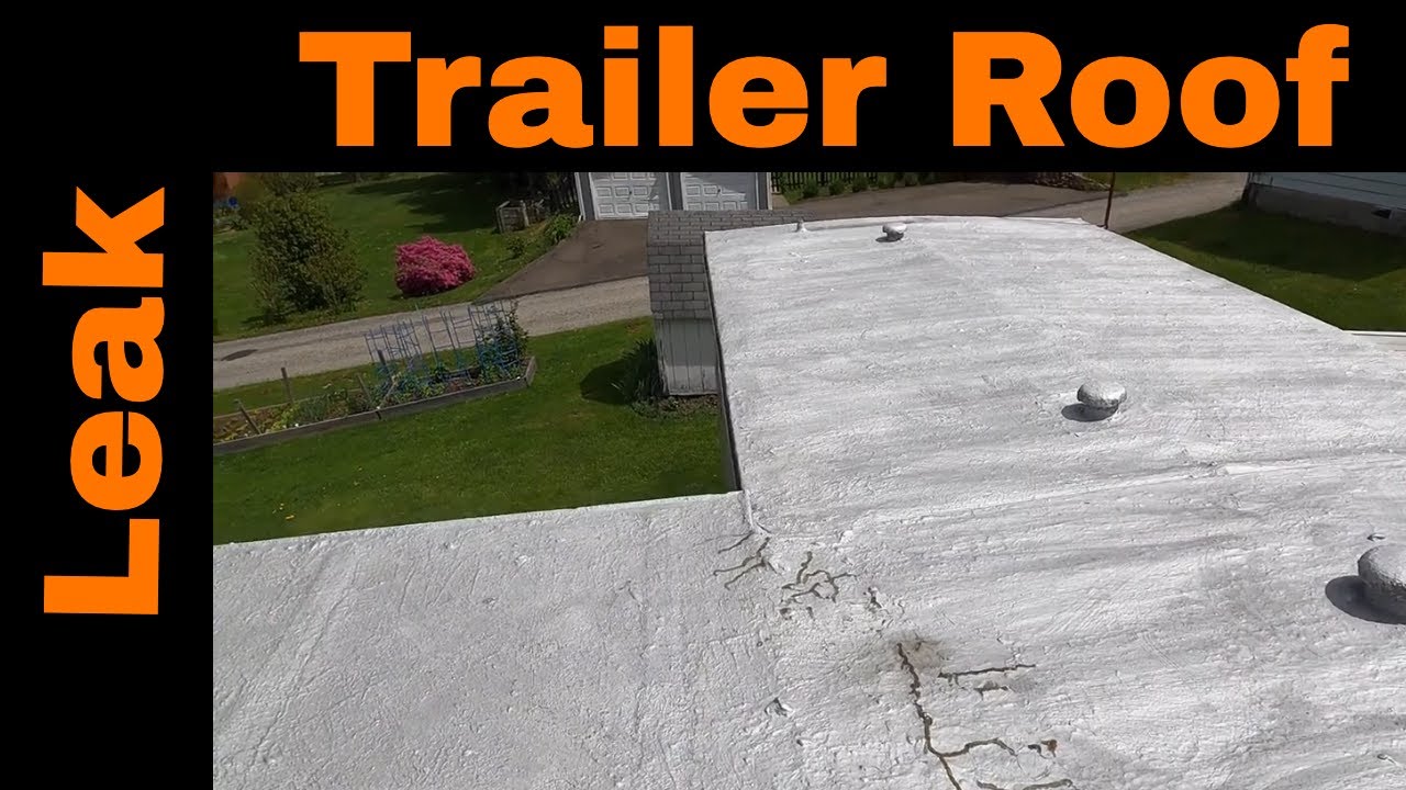 How to make a Trailer/Mobile Home Roof Leak Repair