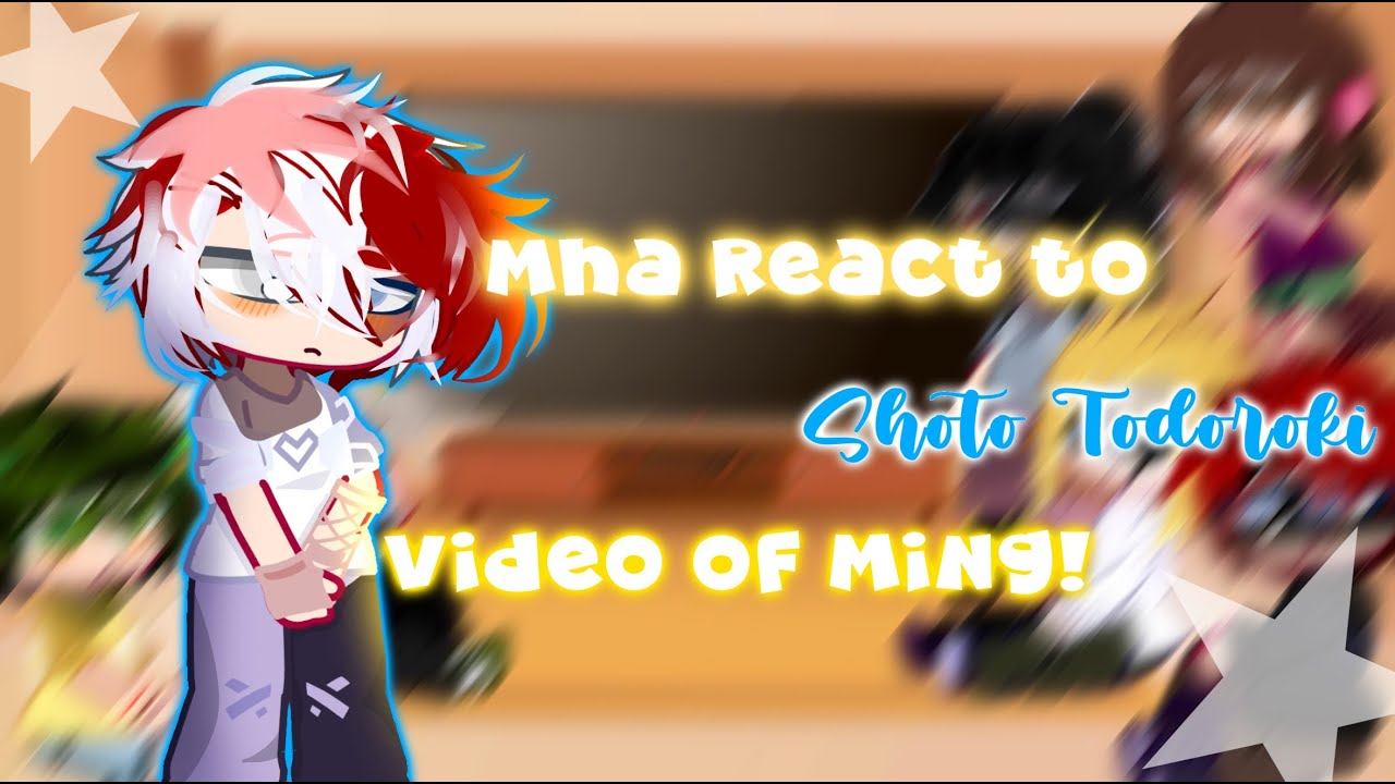 Mha+pro heros react to Shoto Todoroki angst
