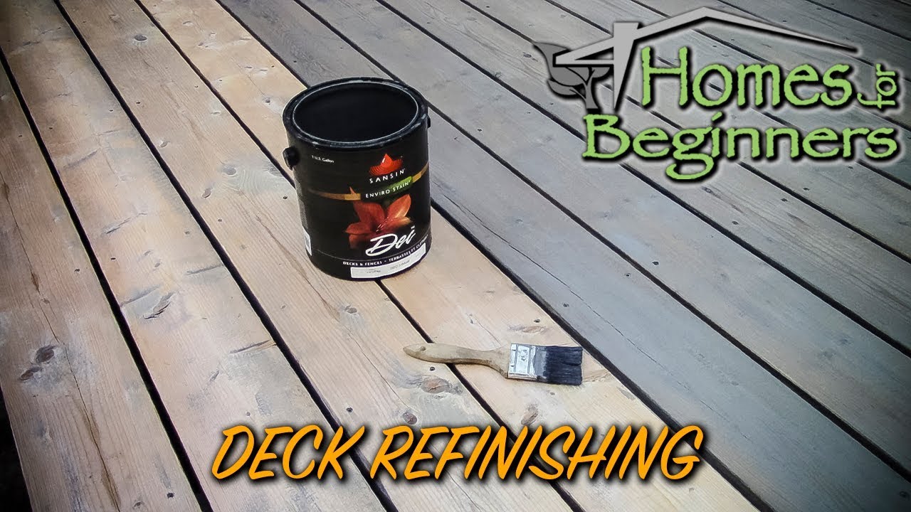 How to Clean and Stain a Wood Deck