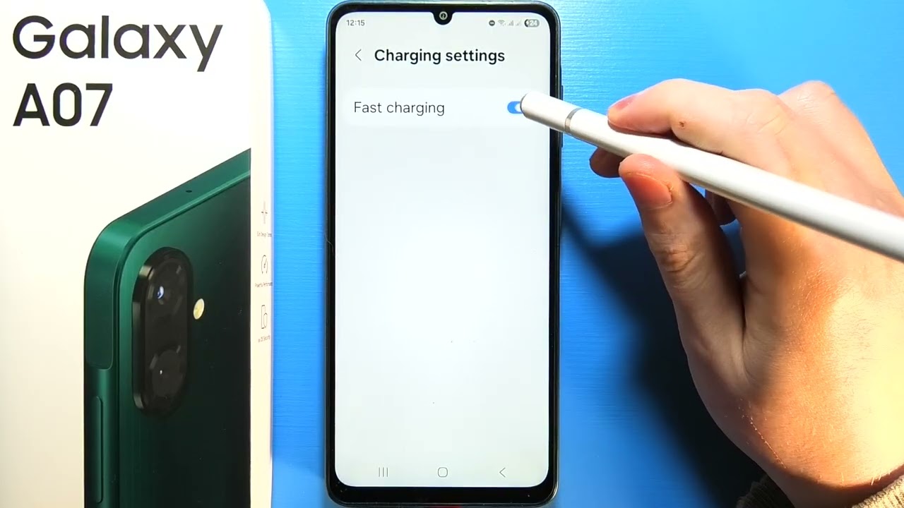 Samsung Galaxy A07: How to Enable/Disable Fast Charging