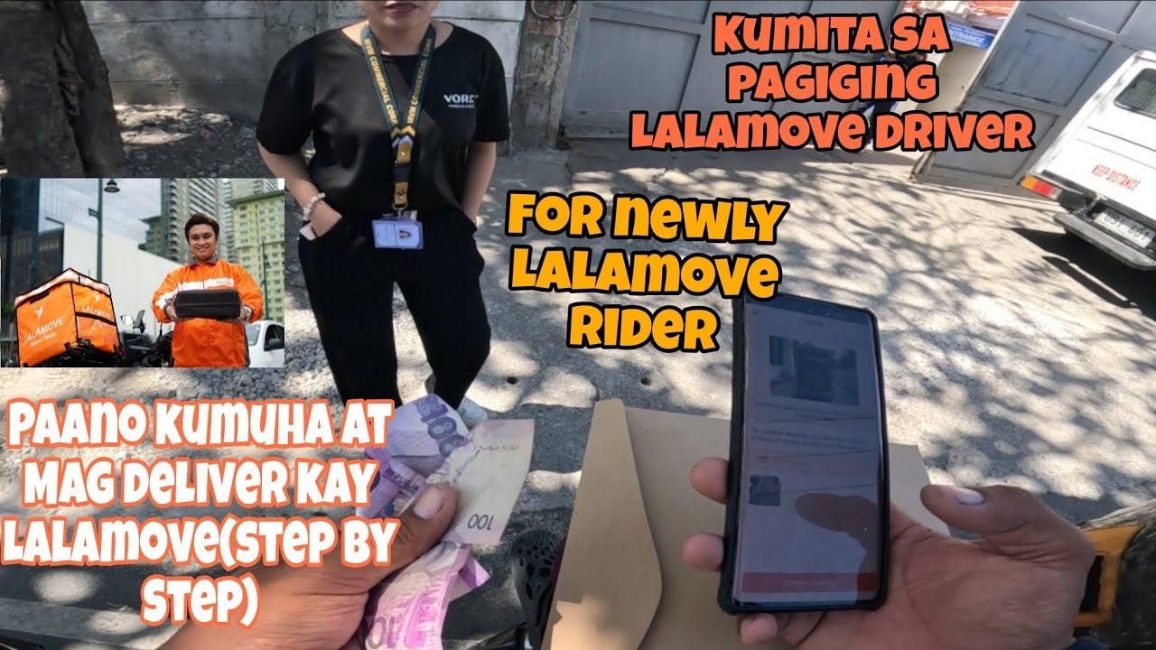Paano kumuha at mag deliver kay lalamove step by step