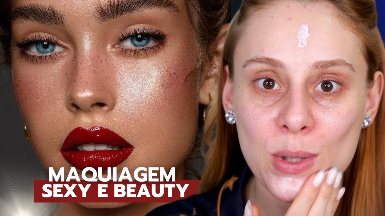MAKE GLAM E BEAUTY *Clássica com BATOM VERMELHO*