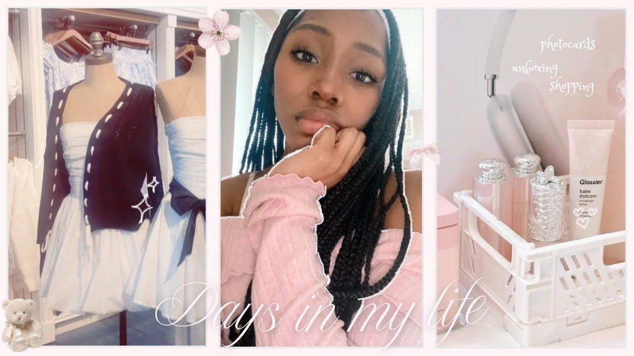 Days in my life 🎧ྀི♪⋆.✮ ft: shopping, studying, photocard unboxing ! || Jaslene Renee