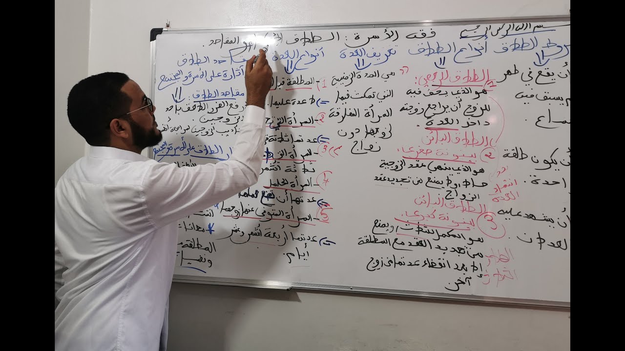 فقه الأسرة : الطلاق الأحكام والمقاصد شرح مبسط وكولشي يفهم.. ملخص أولى باك