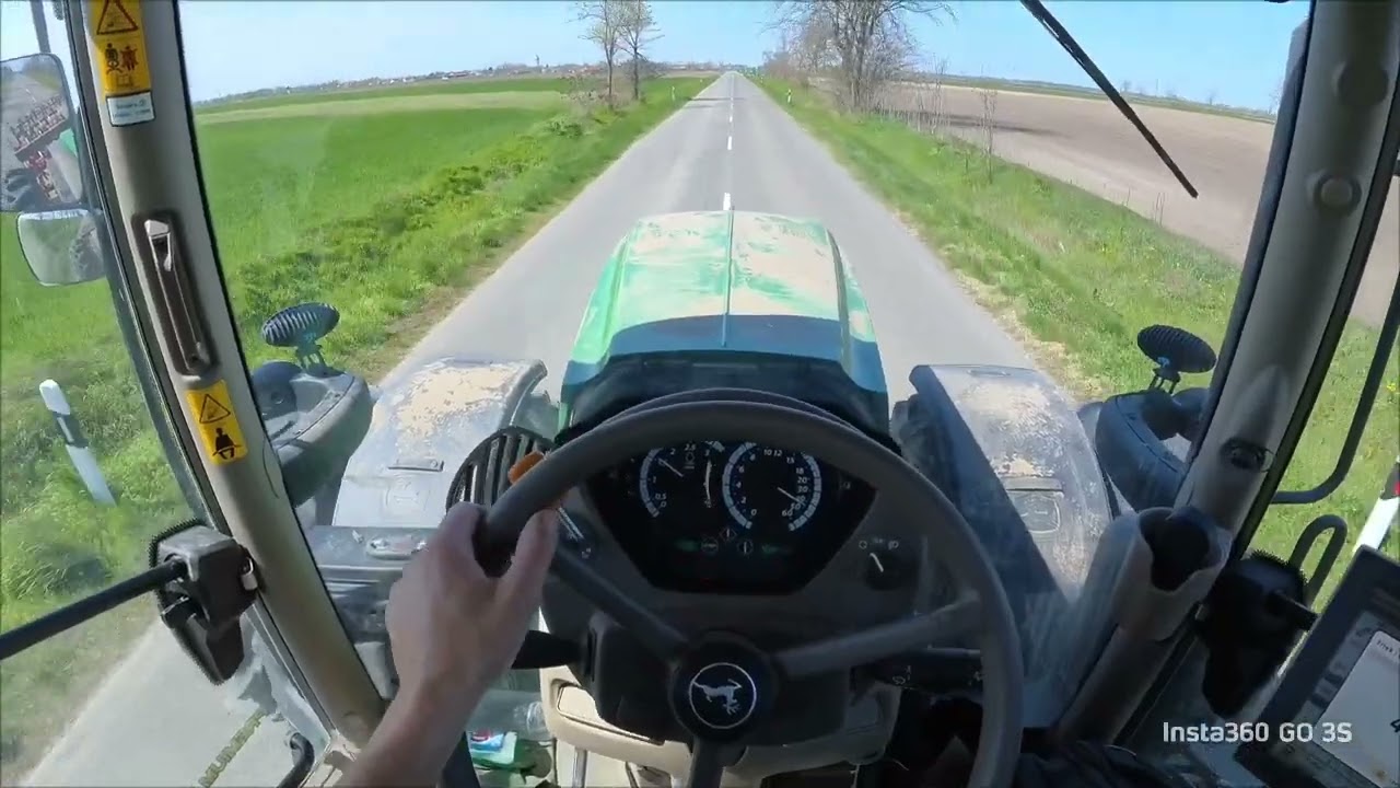 JohnDeere6155R Let's Go Home #johndeere #6155r #agriculture