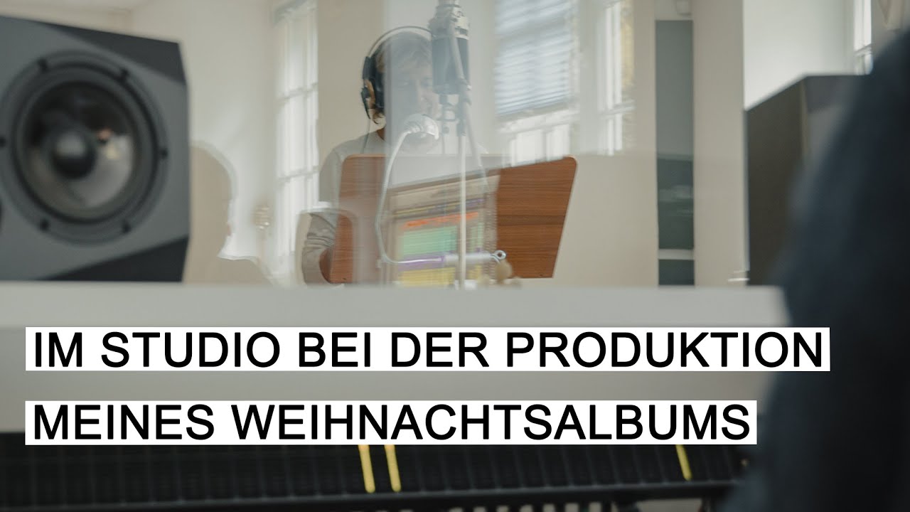 HANSI HINTERSEER I Im Studio bei der Produktion meines  Weihnachtsalbums