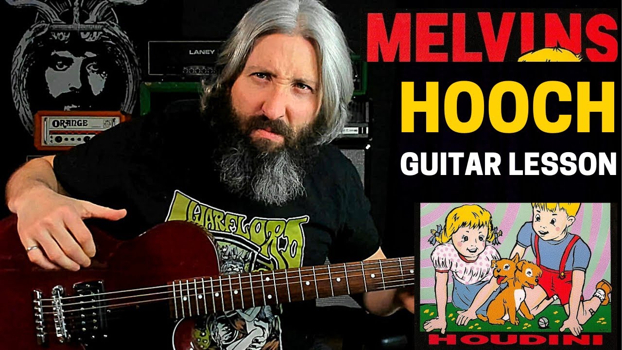 The Melvins Hooch Guitar Lesson & TAB - Drop D Tuning